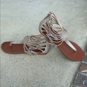 NEVER WORN! Steve Madden Simple G Glitter Sandal